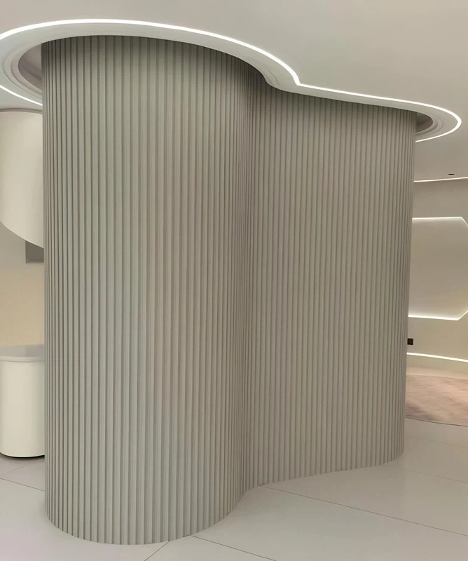 Panel dinding WPC berputar